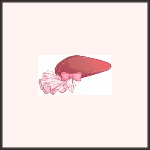 ヨーロッパ風礼帽（赤）