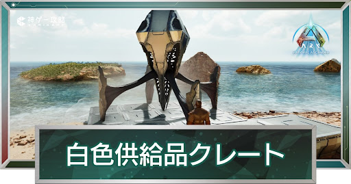 白色供給品クレート