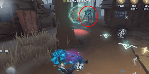 第五人格_チェイス時はハンターを視界に入れておく