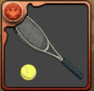 真田のテニスラケット