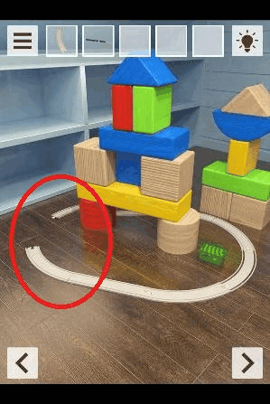 十五夜のお月様_棒と望遠鏡