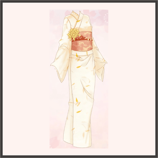 黄金の菊（アイボリー）