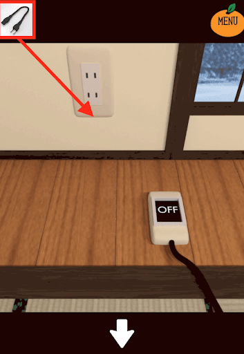 kotatsu_隠し部屋_コンセントに電源コードを使用