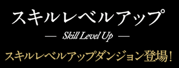スキルレベルアップダンジョン
