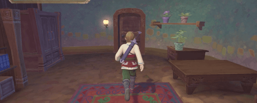 ゼルダSWS_目が覚めたら部屋の外へ出よう