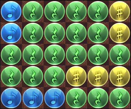 初音ミク称号チャレンジDay1-2ターン目組み方例