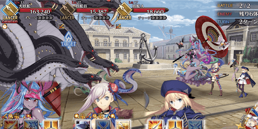 fgo-蛇は衣を脱ぎ捨てて 鬼は再び蘇る2戦①