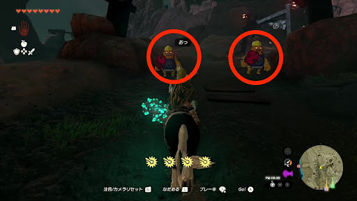 ゴロンシティ入口のゴロン族に話しかける