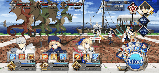 fgo-カルデアシアター レッドカーペット級_バトル1