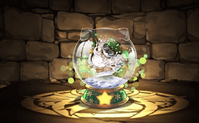 大忙しのサンタゼウス・ディオスのスノードーム