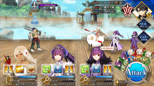 fgo-マブと雪の女王_戦闘