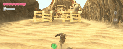 ゼルダSWS_2つ目の流砂の坂の登ろう