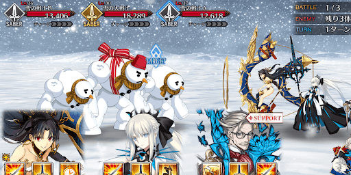 fgo-ルート整備大作戦！上級_バトル1