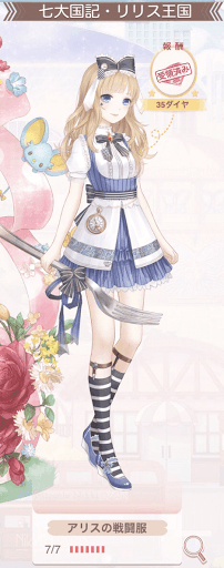 アリスの戦闘服