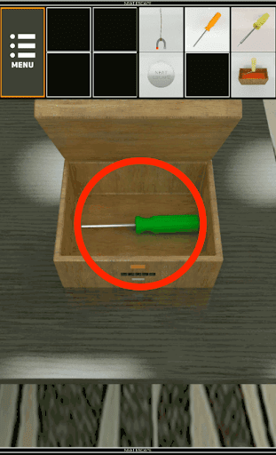 GarageHouse_箱の中からドライバーを入手する