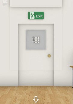 Schoolしょんぼりチャーリーと不思議な教室_非常口