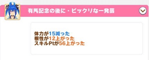 有馬記念の後に・ビックリな一発芸