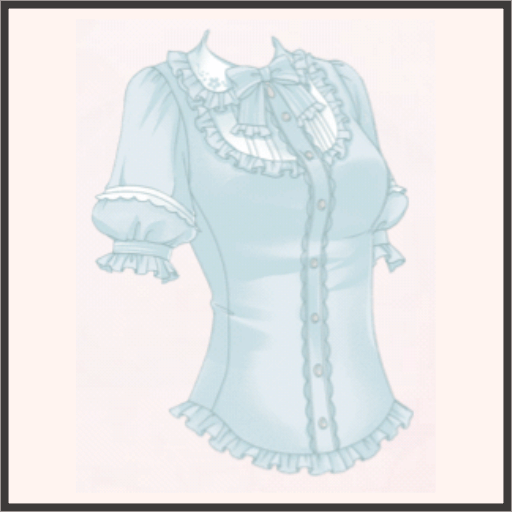 蝉の羽衣-トップス（青）