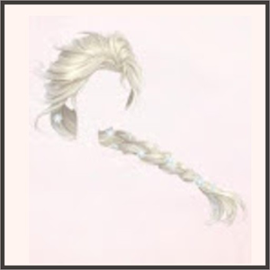 輝くヘア★雪の女王・エルサ