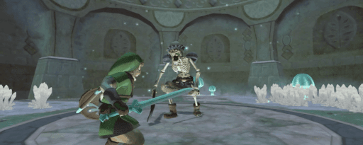 ゼルダSWS_骸骨剣士スタルフォスを倒そう