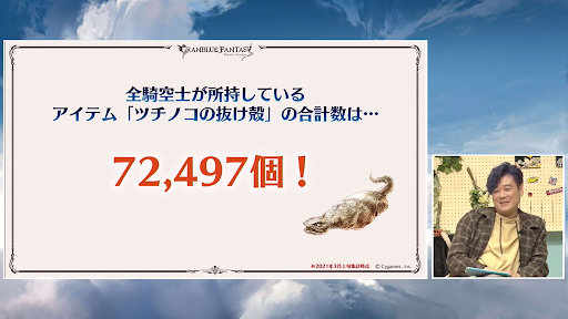 ツチノコの抜け殻所持数