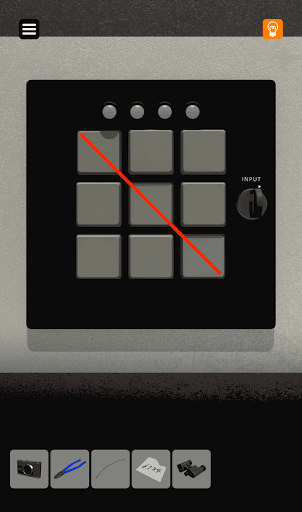 脱出ゲーム非常階段_2階_鍵をタップする