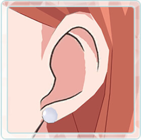 【ブレイブヒーロージャージ】有栖川夏葉のイヤリング