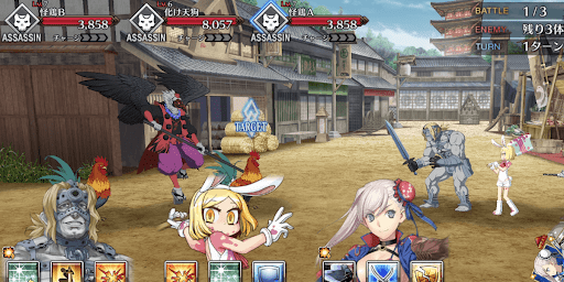 fgo-怪異退治 浅草 お邪魔虫駆除_バトル1