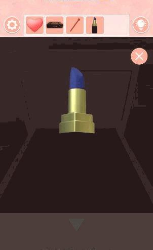 雨の夜の心得場_青い口紅