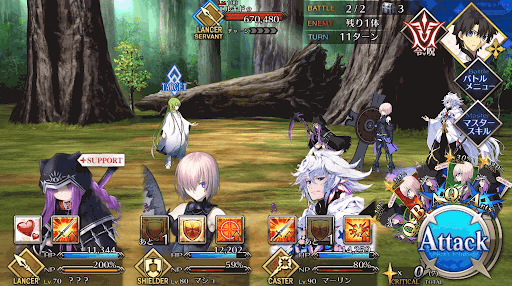 fgo-バビロニア回想クエストEp2_バトル