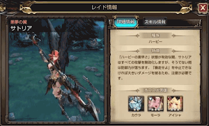 サトリアのレイド情報