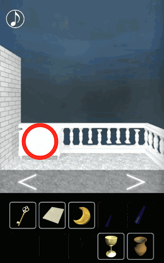 月の見える城からの脱出_半月の石入手まで