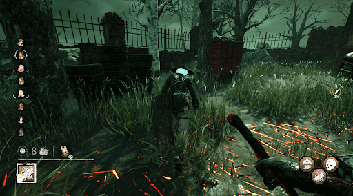 通常攻撃と地獄の罰でサバをダウンさせる