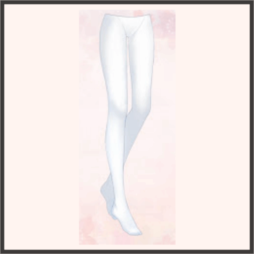 普通の白タイツ