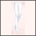 普通の白タイツ