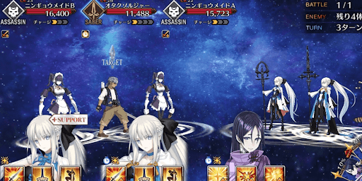 fgo-どこ吹く風の 猫じゃらし1戦③