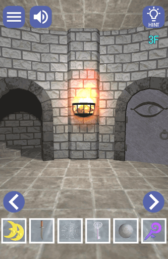  ドラゴンと魔法使いの住む塔_3階_3階に移動して左側に移動する