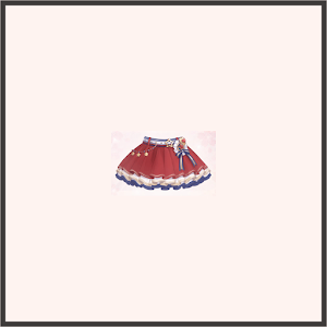 トリコロールスカート