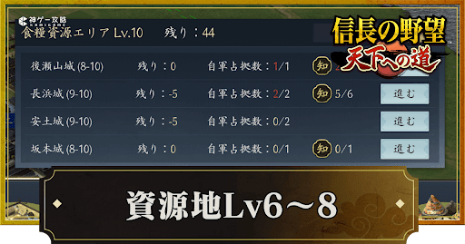 信長天下道_資源地Lv6~8