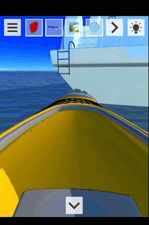 ビーチからの脱出-新作脱出げーむ_船