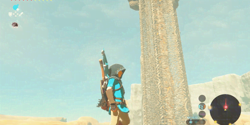 BotW_荒野の塔を起動する