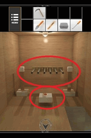 閉じ込められた友人_延長コードの入手