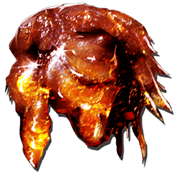 結晶化した赤い樹液