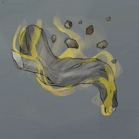 磁気を放つ倒木