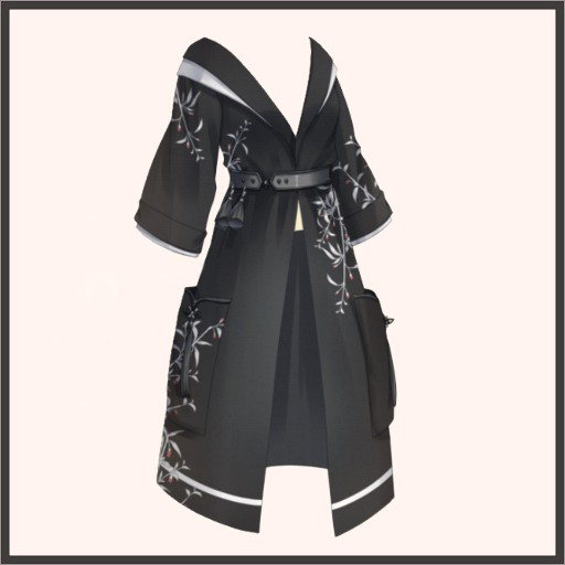 霧に咲く花（黒）