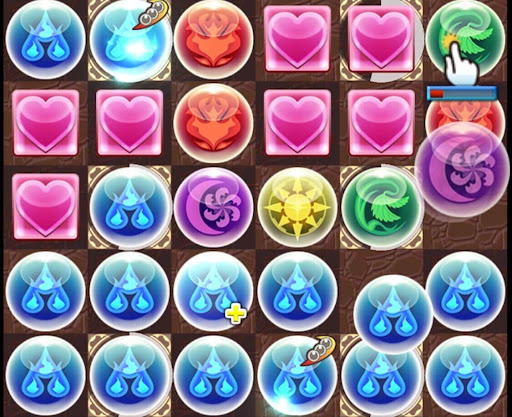 クリアターンチャレンジ-水12個つなげ消し