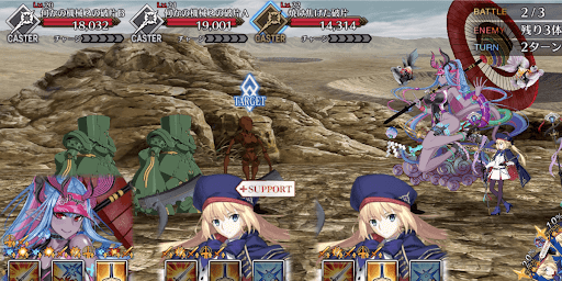 fgo-岩集め謎の巨大爆破跡_バトル2