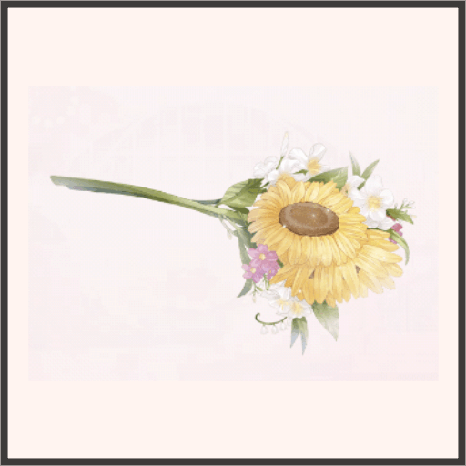 ヒマワリの花束