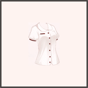 コットンブラウス（白）