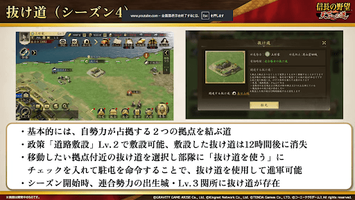 移動用の施設「抜け道」が実装予定
